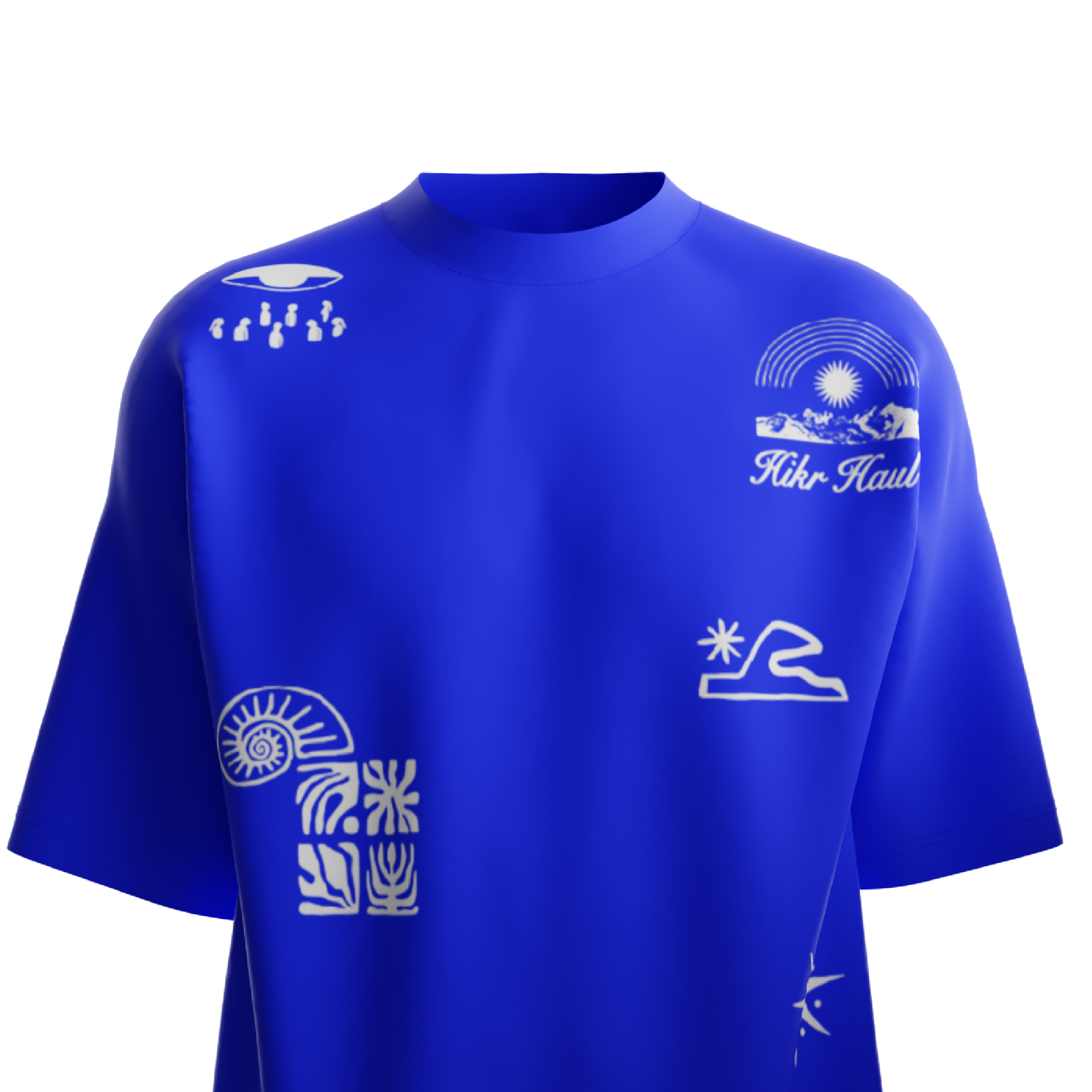 Hikr haul Blue Unisex Tshirt