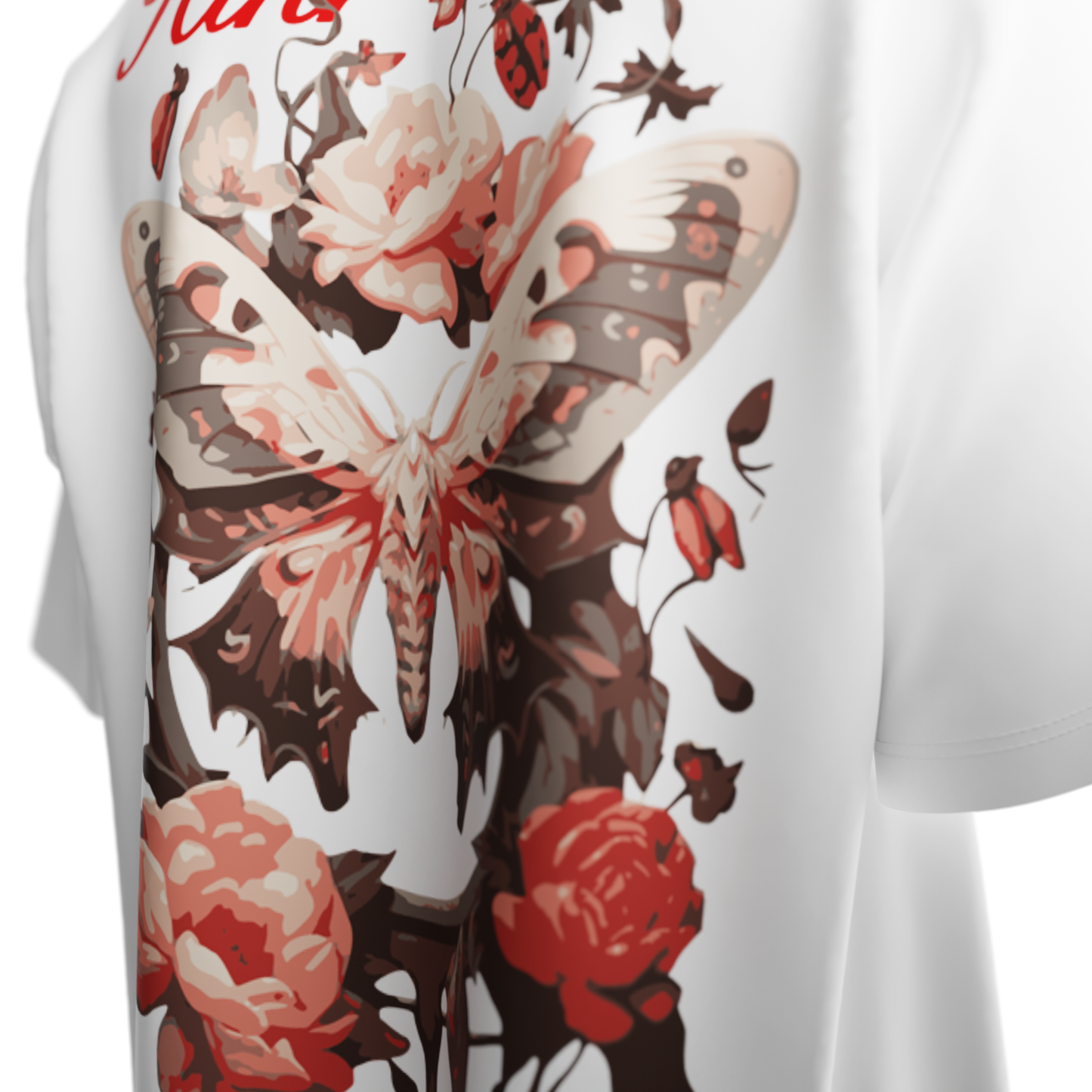 White Unisex oversised T-shirt