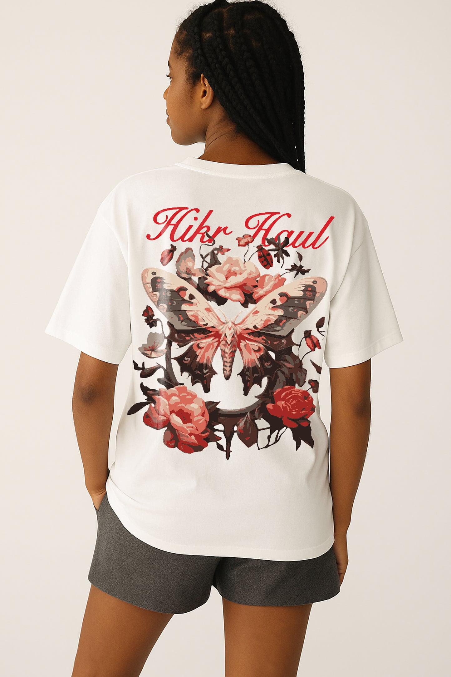 White Unisex oversised T-shirt