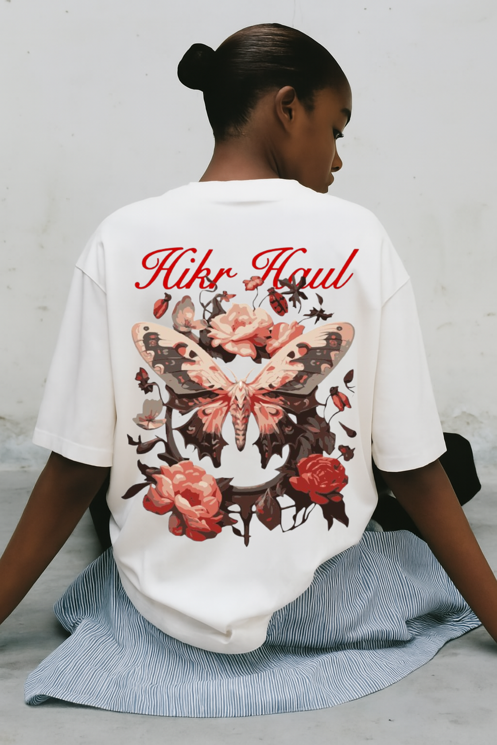 White Unisex oversised T-shirt