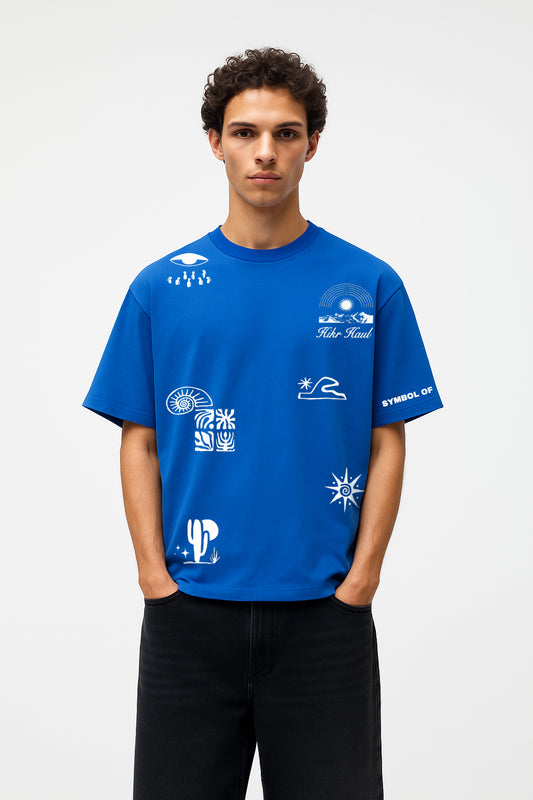 Hikr haul Blue Unisex Tshirt