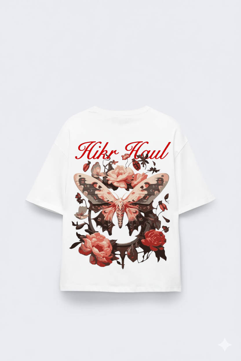 White Unisex oversised T-shirt