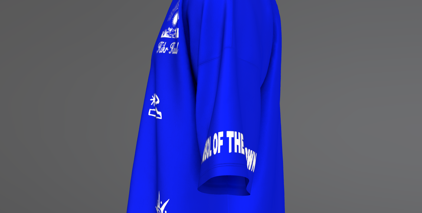 Hikr Haul Royal Blue Unisex Tshirt