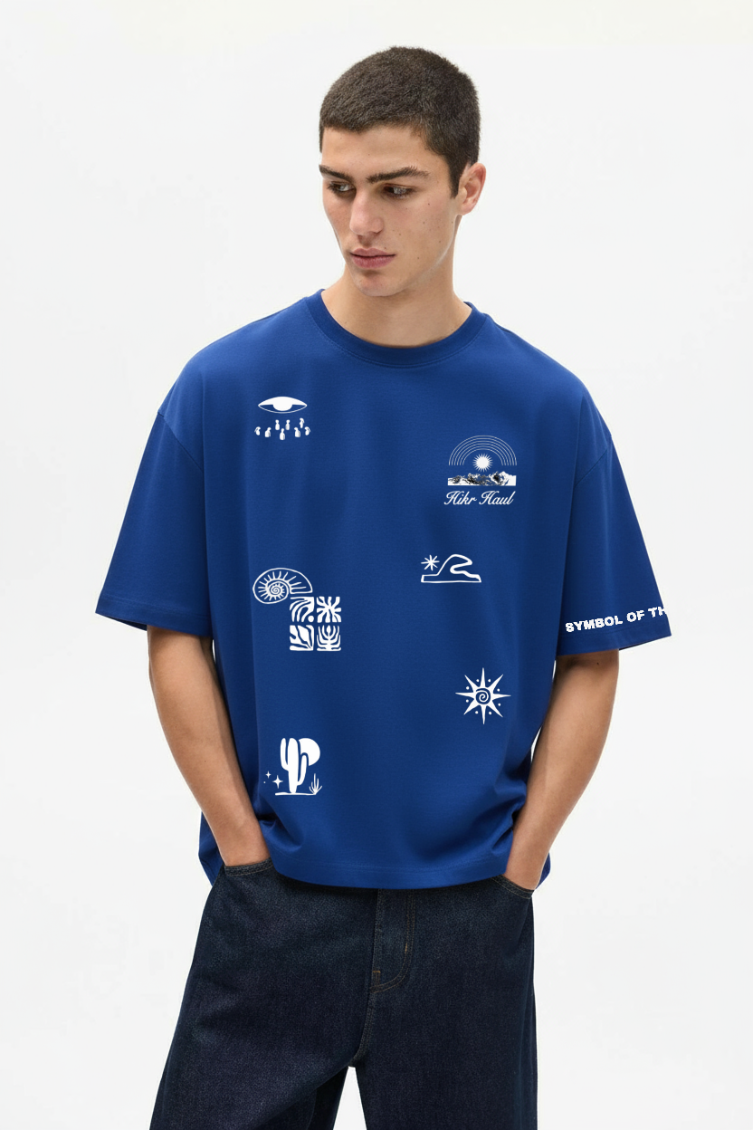 Hikr Haul Royal Blue Unisex Tshirt