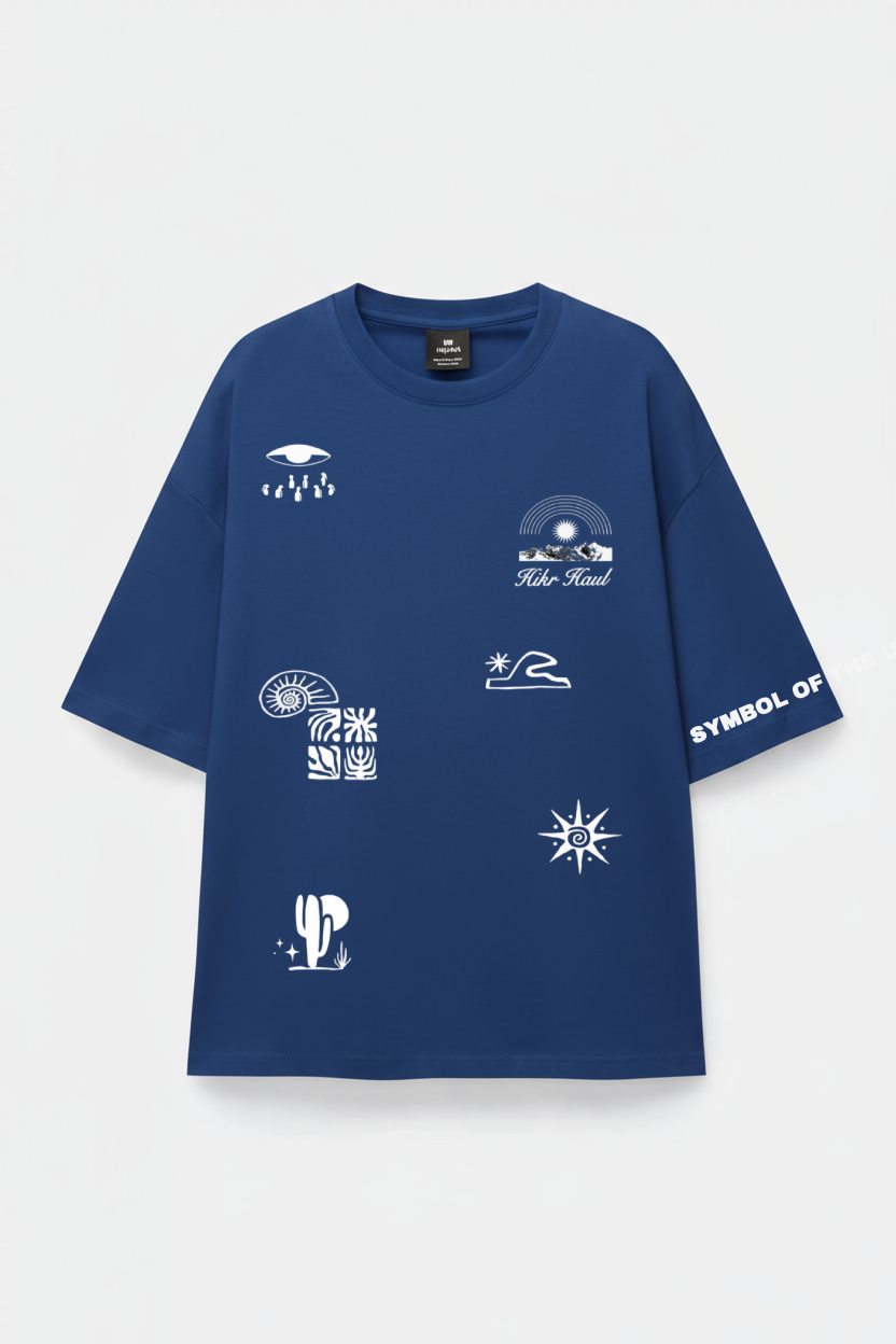 Hikr Haul Royal Blue Unisex Tshirt